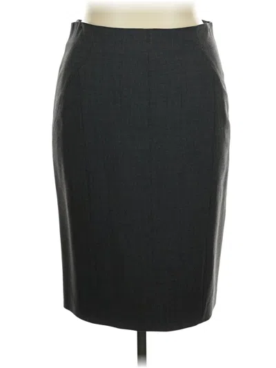 Pre-owned Anne Klein Formal Skirt In Gray