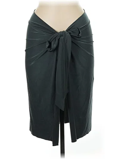 Pre-owned Anne Klein Formal Skirt In Gray