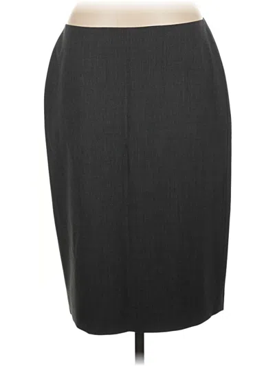 Pre-owned Anne Klein Formal Skirt In Gray
