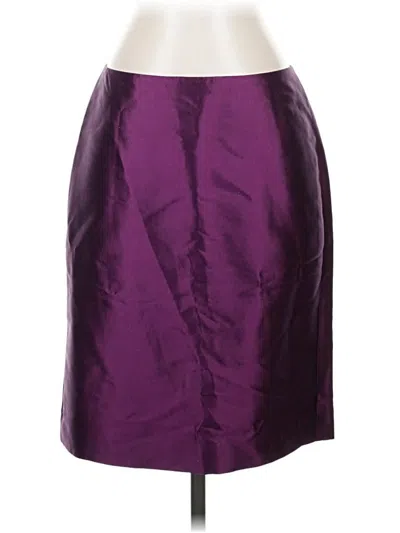 Pre-owned Anne Klein Formal Skirt In Purple
