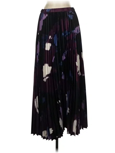 Pre-owned Anne Klein Formal Skirt In Purple