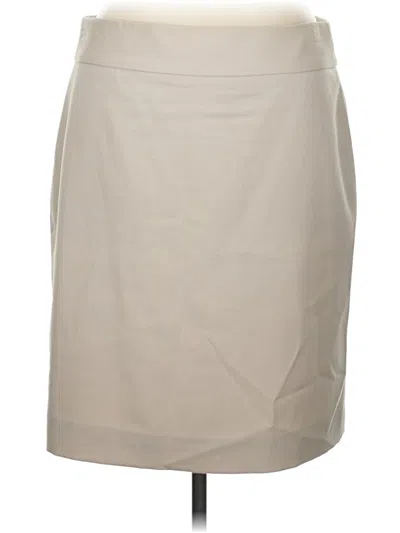 Pre-owned Anne Klein Formal Skirt In Tan