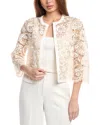 ANNE KLEIN FRAMED CARDIGAN JACKET