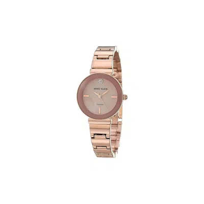 Anne Klein Genuine Diamond Dial Ladies Watch In Gold