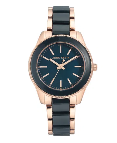 Anne Klein Glossy Dial Watch In Rosegt