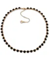 Anne Klein Gold-tone Floating Color Stone Collar Necklace, 16" + 3" Extender