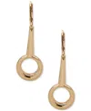 Anne Klein Gold-tone Open Linear Earrings