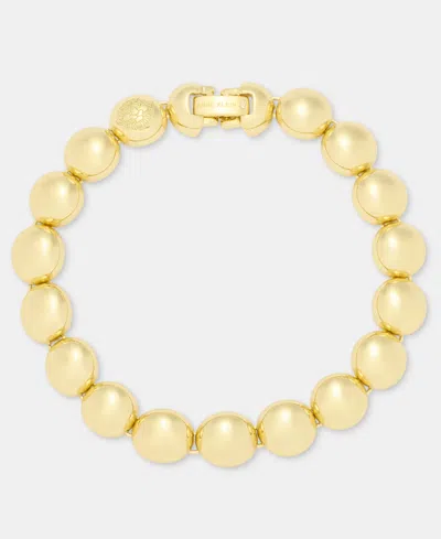 Anne Klein Half Dome Flex Bracelet In Gold