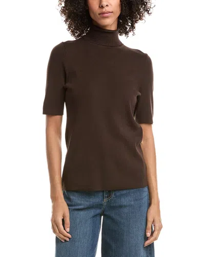 ANNE KLEIN HALF SLEEVE TURTLENECK SWEATER