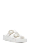 Anne Klein Happy Platform Slide Sandal