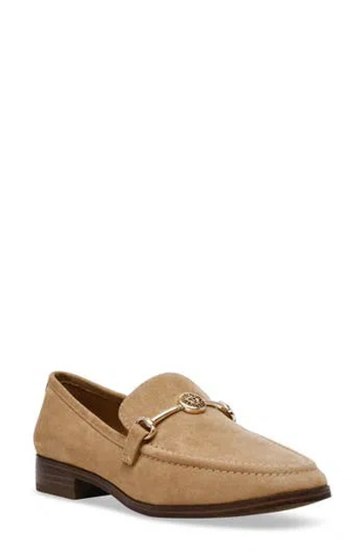 Anne Klein Harlie Bit Loafer In Sandstone Microsuede