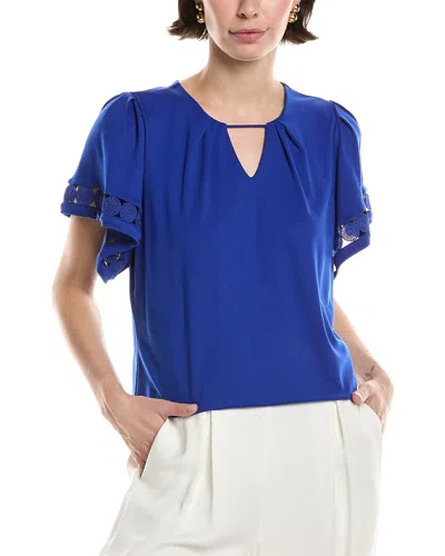 Anne Klein Harmony Keyhole Blouse
