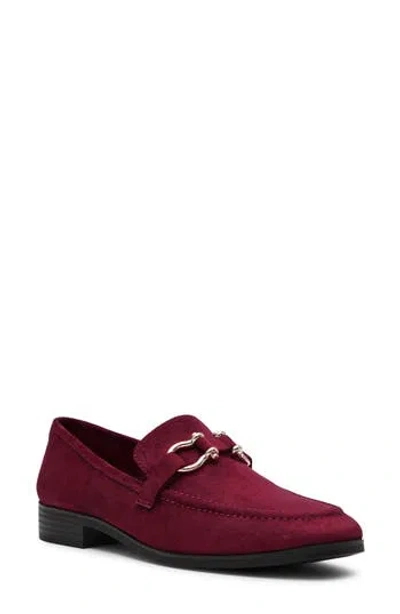 Anne Klein Haveen Bit Loafer In Burgundy