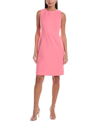 Anne Klein Heavy Liberty Stretch Sheath Dress In Pink