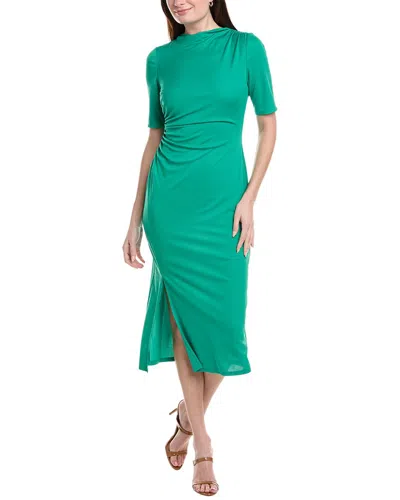 Anne Klein Heavy Matte Jersey Maxi Dress In Green