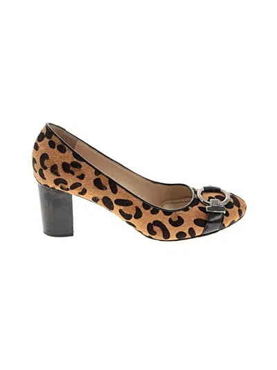 Pre-owned Anne Klein Heels In Brown