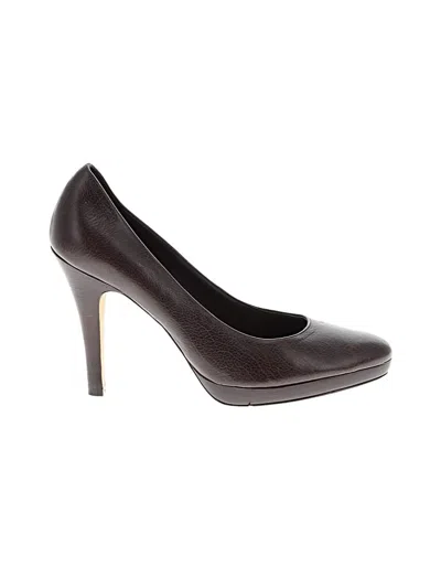 Pre-owned Anne Klein Heels In Brown
