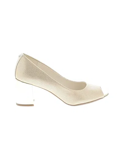 Pre-owned Anne Klein Heels In Ivory