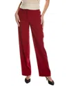 Anne Klein Pull On Wide Leg Pants In Red