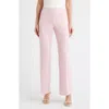 Anne Klein High Waist Pull-on Wide Leg Pants In Pink