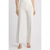 Anne Klein High Waist Wide Leg Pull-on Pants In White
