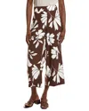 Anne Klein Plus Size Hardware Pull-on Crop Pants In Multi