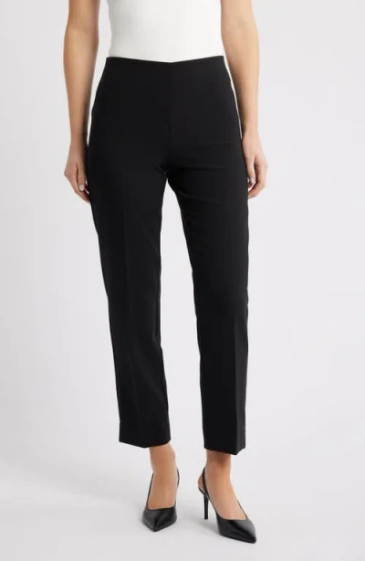 Anne Klein Hollywood Waist Ankle Pull-on Pants In Black