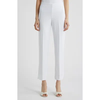 Anne Klein Hollywood Waist Ankle Pull-on Pants In White