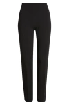 Anne Klein Hollywood Waist Pull-on Knit Pants In Anne Black