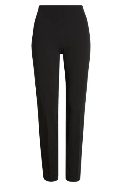 Anne Klein Hollywood Waist Pull-on Knit Trousers In Anne Black