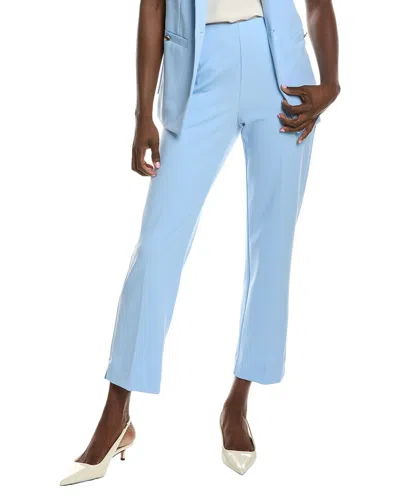 Anne Klein Hollywood Waist Straight Ankle Pant In Purple