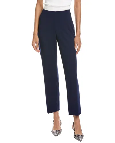 Anne Klein Hollywood Waist Straight Ankle Pant In Brown