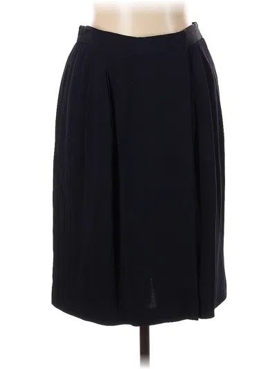 Pre-owned Anne Klein Ii Casual Skirt In Black