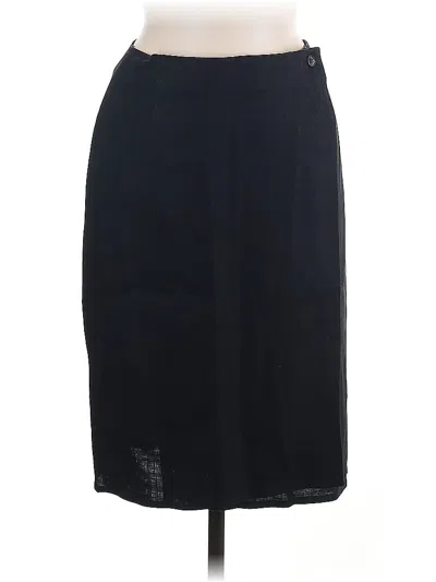 Pre-owned Anne Klein Ii Formal Skirt In Black