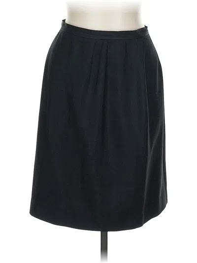 Pre-owned Anne Klein Ii Formal Skirt In Black
