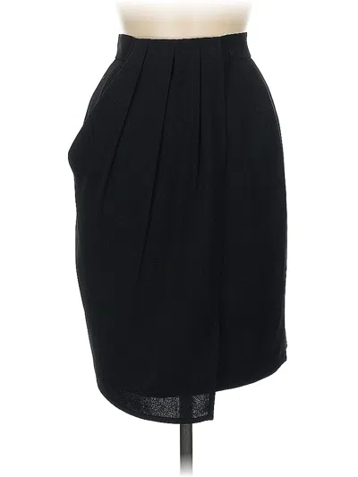 Pre-owned Anne Klein Ii Formal Skirt In Black