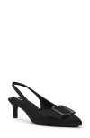Anne Klein Ilanna Slingback Pointed Toe Pump In Animal Print