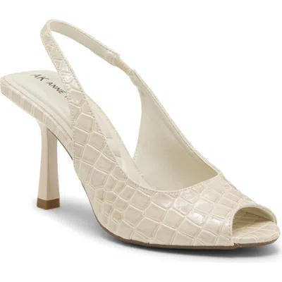 Anne Klein Ineza Slingback Sandal In Neutral