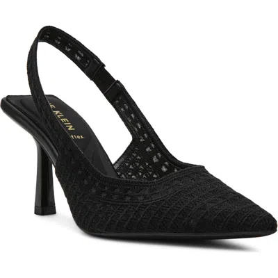 Anne Klein Ismeralda Slingback Pointed Toe Pump In Black