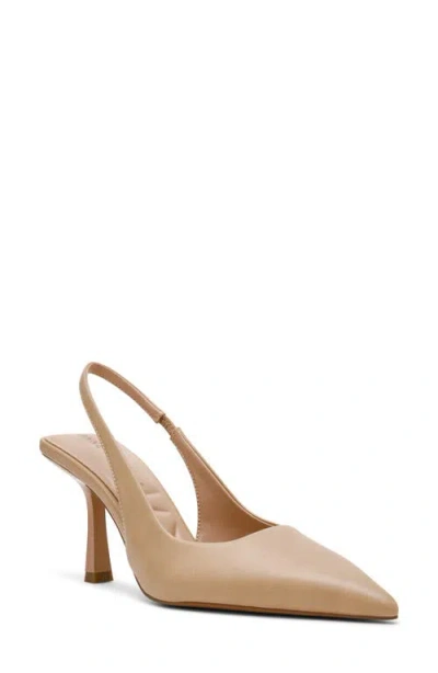Anne Klein Itzy Pointed Toe Slingback Pump In Brown