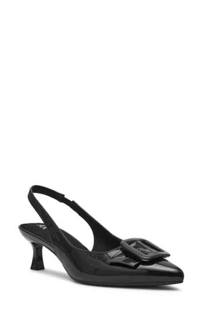 Anne Klein Izanda Pointed Toe Slingback Pump In Black