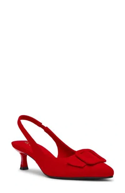 Anne Klein Ivona Slingback Pump In Red