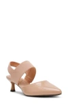 Anne Klein Izel Pointed Toe Pump In Natural Patent