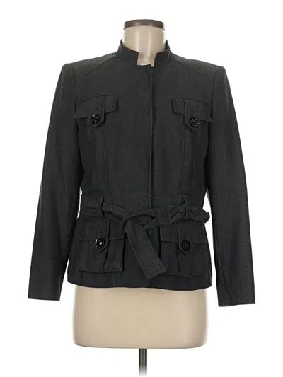 Pre-owned Anne Klein Jacket In Gray