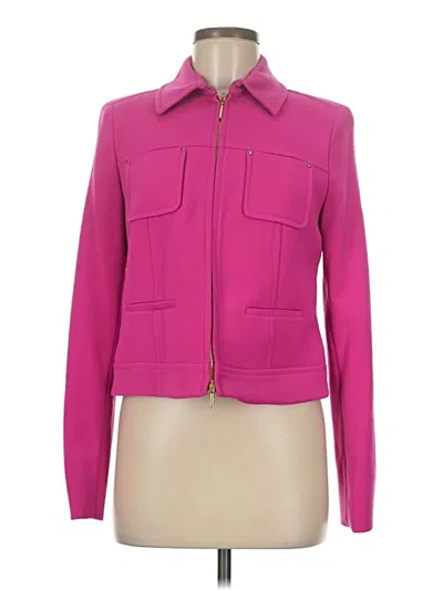 Pre-owned Anne Klein Jacket In Pink