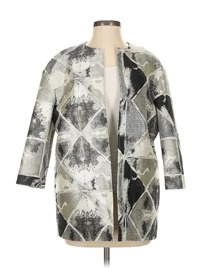 Pre-owned Anne Klein Jacket In Silver