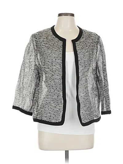 Pre-owned Anne Klein Jacket In Silver