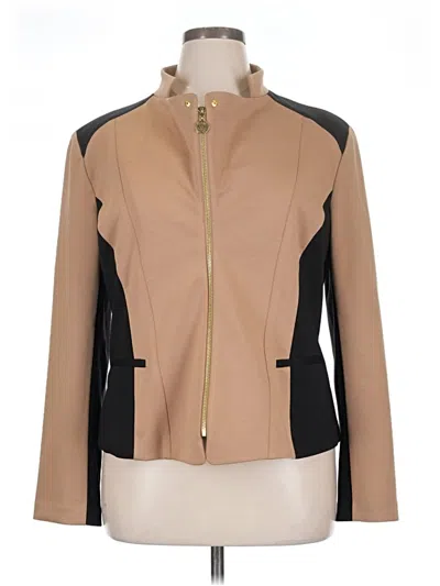 Anne Klein Jacket In Brown