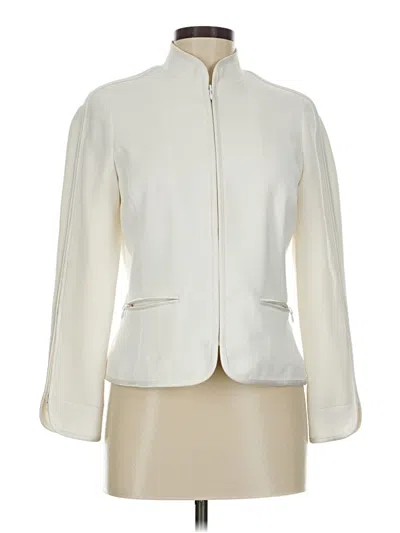 Pre-owned Anne Klein Jacket In White