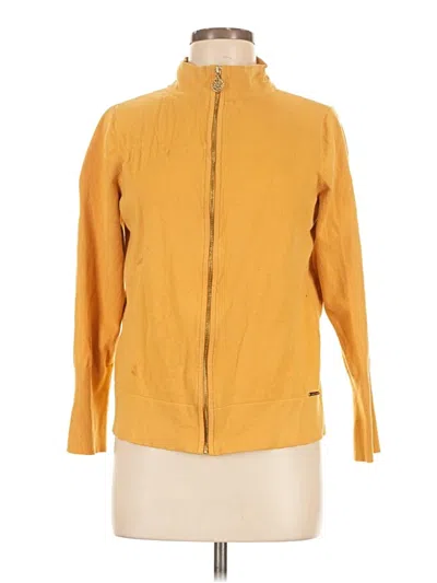 Pre-owned Anne Klein Jacket In Yellow